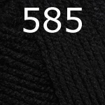 Νήμα για πλέξιμο YarnArt BABY Χρώμα 585 (Μαύρο)
